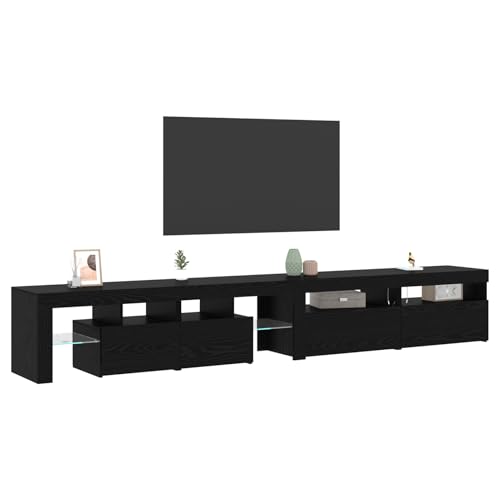 Vopese TV-Schränke 3 Stück mit LED-Lichtern Schwarzes Eichenholz, TV-Schränke mit LED-Lichtern 2 Stück Schwarzes Eichenholz 60x35x40 cm Holzwerkstoff TV Cabinet Model3332493 Vopese TV-Schränke 3 Stück mit LED-Lichtern Schwarzes Eichenholz, TV-Schränke mit LED-Lichtern 2 Stück Schwarzes Eichenholz 60x35x40 cm Holzwerkstoff TV Cabinet Model3332493 von Vopese