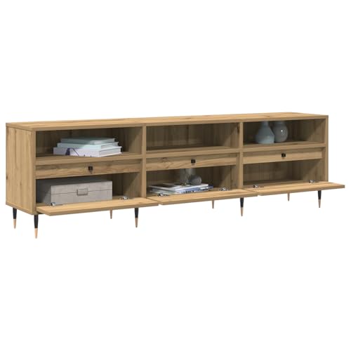 Vopese TV-Schrank Artisan Eiche 150x30x44.5 cm Konstruktionsholz TV Cabinet Model869074 Vopese TV-Schrank Artisan Eiche 150x30x44.5 cm Konstruktionsholz TV Cabinet Model869074 von Vopese