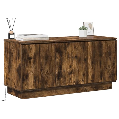 Vopese TV-Schrank Geräucherte Eiche 100x38x49 cm Holzwerkstoff TV Cabinet Model869670 von Vopese