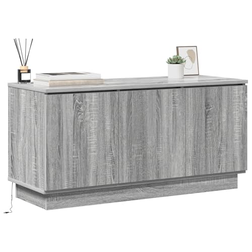 Vopese TV-Schrank Grau Sonoma 100x38x49 cm Holzwerkstoff TV Cabinet Model869671 von Vopese