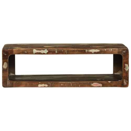 Vopese TV-Schrank Multicolor 80x30x25 cm Massivholz Recycled TV Cabinet Model4104536 von Vopese