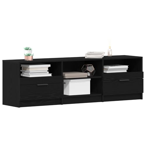 Vopese TV-Schrank Schwarz Eiche 150x33,5x45 cm Holzwerkstoff TV Cabinet Model862744 Vopese TV-Schrank Schwarz Eiche 150x33,5x45 cm Holzwerkstoff TV Cabinet Model862744 von Vopese