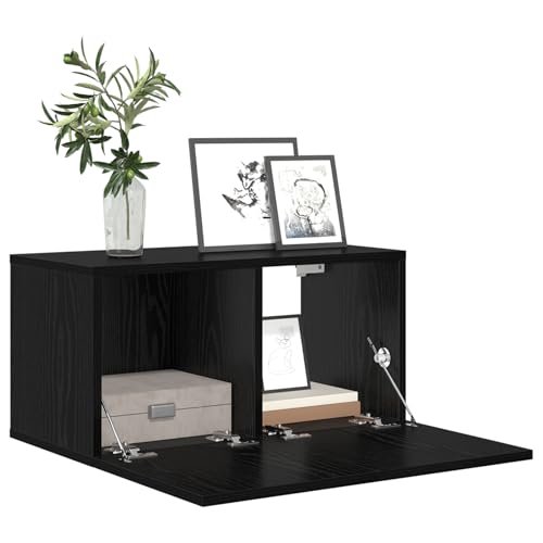 Vopese TV Schrank Set Schwarze Eiche Holzwerkstoff Mittel TV Schrank TV Cabinet Model875172 Vopese TV Schrank Set Schwarze Eiche Holzwerkstoff Mittel TV Schrank TV Cabinet Model875172 von Vopese