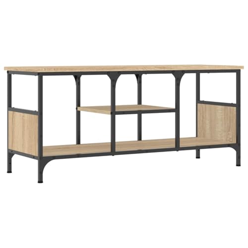 Vopese TV-Schrank Sonoma-Eiche 100x35x45 cm Holzwerkstoff & Eisen TV-Schrank Model831799 von Vopese