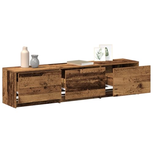 Vopese TV Schrank mit LED Altes Holz 162.5x34x40 cm Synthetisches Holz TV Cabinet Model868950 von Vopese