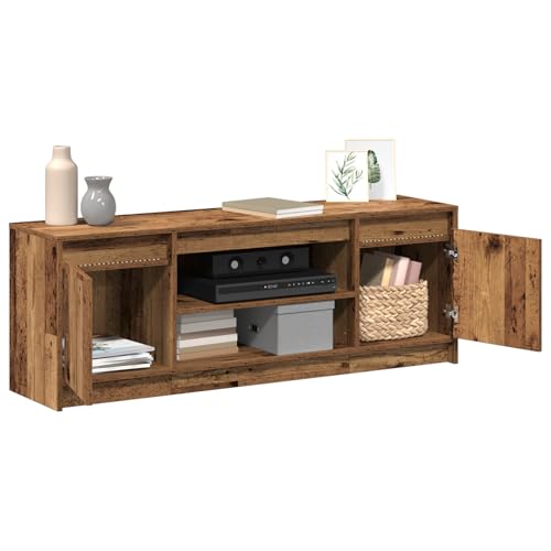 Vopese TV Schrank mit LED Altholz 139,5x34x50 cm Spanplatte TV Cabinet Model869239 Vopese TV Schrank mit LED Altholz 139,5x34x50 cm Spanplatte TV Cabinet Model869239 von Vopese