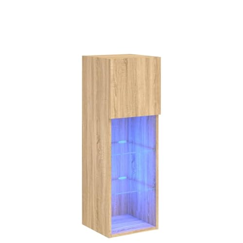 Vopese TV-Schrank mit LED-Leuchten Sonoma-Eiche 30,5x30x90 cm TV-Schrank Model837005 Vopese TV-Schrank mit LED-Leuchten Sonoma-Eiche 30,5x30x90 cm TV-Schrank Model837005 von Vopese