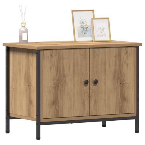 Vopese TV Stand Artisan Eiche Spanplatte 60 x 35 x 45 cm TV Stand TV Cabinet Model873890 Vopese TV Stand Artisan Eiche Spanplatte 60 x 35 x 45 cm TV Stand TV Cabinet Model873890 von Vopese