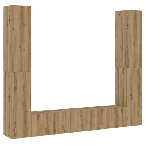 Vopese TV-Wandschränke 6 STK. Artisan-Eiche Holzwerkstoff TV Cabinet Model3328986 von Vopese