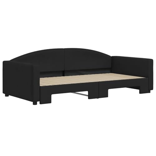 Vopese Tagesbett Ausziehbar Schwarz 100x200 cm Stoff Schlafcouch Model3197195 Vopese Tagesbett Ausziehbar Schwarz 100x200 cm Stoff Schlafcouch Model3197195 von Vopese