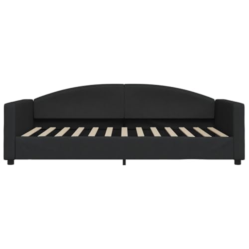 Vopese Tagesbett Schwarz 100x200 cm Stoff Schlafcouch Model354118 von Vopese