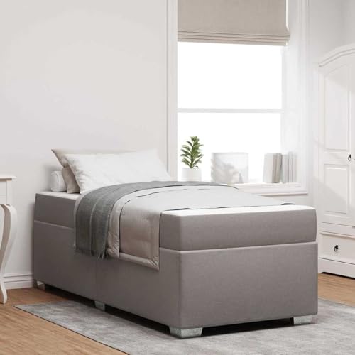 Vopese Taupe Holzwerkstoff Bettgestell mit Schaumstoffmatratze, Einzelbett 90x200cm, modern und langlebig - für erholsamen Schlaf Model3399163 Vopese Taupe Holzwerkstoff Bettgestell mit Schaumstoffmatratze, Einzelbett 90x200cm, modern und langlebig - für erholsamen Schlaf Model3399163 von Vopese