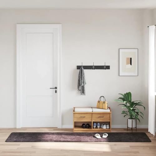 Vopese Teppich Waschbar 80x300 cm Anthrazit rutschfest Home Teppich Model337953 Vopese Teppich Waschbar 80x300 cm Anthrazit rutschfest Home Teppich Model337953 von Vopese