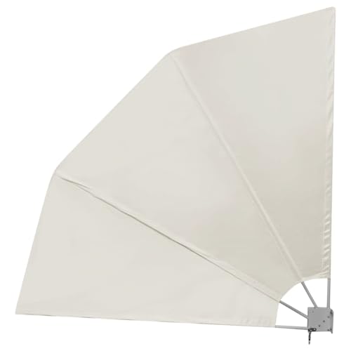 Vopese Terrassenmarkise Wandmontage Creme 210x210cm - UV-beständig, für Balkon & Garten Model41576 von Vopese