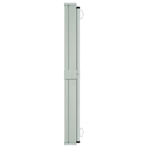 Vopese Terrassenmarkise grau 140x600cm, UV- und wasserbeständig, für Balkon und Terrasse Model313373 von Vopese