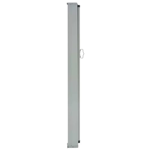 Vopese Terrassenmarkise mit automatischer Rückrollfunktion, braun/grau, 120x300cm, für Balkon oder Terrasse Model48343 von Vopese
