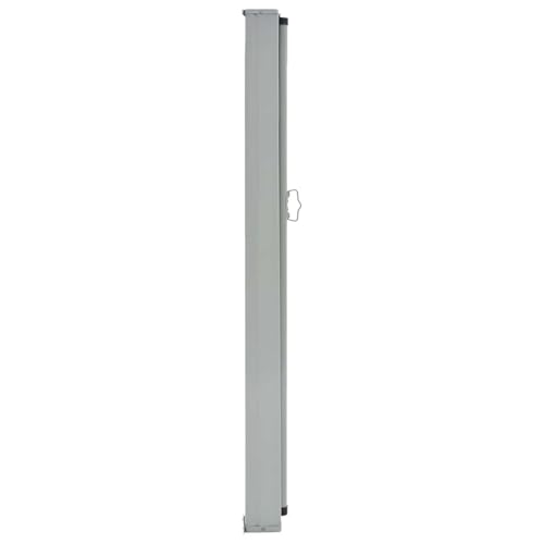 Vopese Terrassenmarkise mit automatischer Rückrollfunktion, grau, 140 x 0-300 cm, für Balkon oder Terrasse - UV- und reißfest Model45192 von Vopese