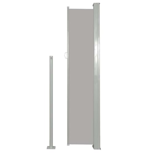 Vopese Terrassenmarkise mit automatischer Rückrollfunktion | Grau | PU beschichtetes Gewebe & Stahlrahmen | 120 x 0-500 cm | Balkon-Schutz vor Wind und Sonne Model48392 Vopese Terrassenmarkise mit automatischer Rückrollfunktion | Grau | PU beschichtetes Gewebe & Stahlrahmen | 120 x 0-500 cm | Balkon-Schutz vor Wind und Sonne Model48392 von Vopese