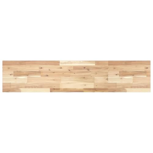 Vopese Tischplatte 120x30x2 cm Rechteckig Massivholz Akazie Desktop Model4008741 von Vopese