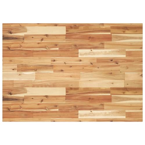 Vopese Tischplatte Rechteckig 120x70x2 cm Massivholz Akazie Desktop Model4008830 von Vopese