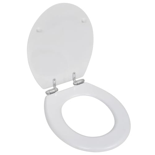 Vopese Toilettensitz MDF Deckel mit Absenkautomatik Design Wei? Toilettensitz Model140798 von Vopese