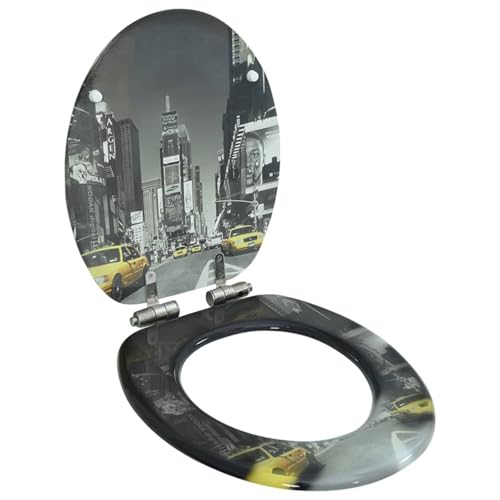 Vopese Toilettensitz mit Soft-Close-Deckel MDF New York Design Toilettensitz Model143932 Vopese Toilettensitz mit Soft-Close-Deckel MDF New York Design Toilettensitz Model143932 von Vopese