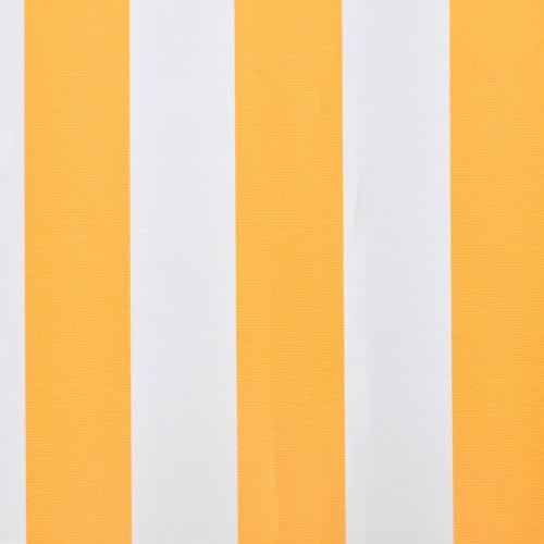 Vopese UV-Schutz Markisentuch 330x245cm Orange/Weiß, für 3,5x2,5m Rahmen, Outdoor-Parasol, Wasser- und schmutzabweisend Model143705 von Vopese