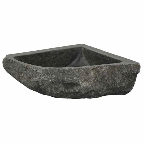 Vopese Wandhängende Ecke Waschschüssel Grau (30-37) x (30-37) x 12 cm Waschbecken Model4103953 von Vopese