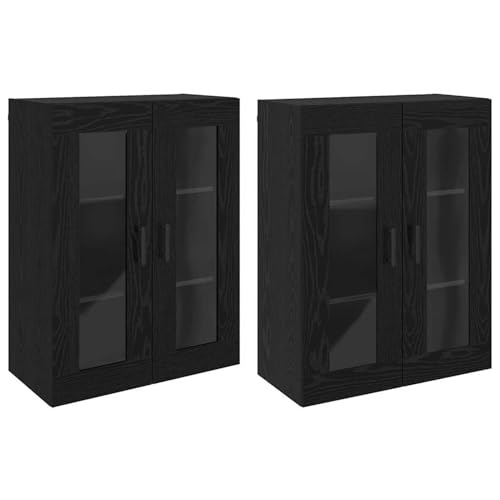 Vopese Wandmontierte Schränke 2 pcs Schwarze Eiche 69.5 x 34 x 90 cm Wandschrank Model3394586 Vopese Wandmontierte Schränke 2 pcs Schwarze Eiche 69.5 x 34 x 90 cm Wandschrank Model3394586 von Vopese