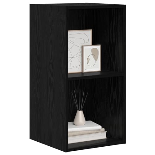 Vopese Wandmontierter TV-Schrank Schwarz Eiche 37x37x72 cm Engineering Holz TV Cabinet Model875080 von Vopese
