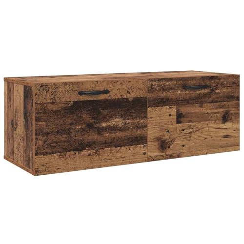 Vopese Wandschrank Altholz 100 x 36.5 x 35 cm Holzwerkstoff Wandschrank Model879567 von Vopese