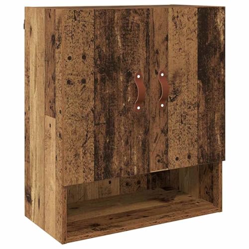 Vopese Wandschrank Wandmontiert Altholz 60 x 31 x 70 cm Holzwerkstoff Wandschrank Model879531 von Vopese