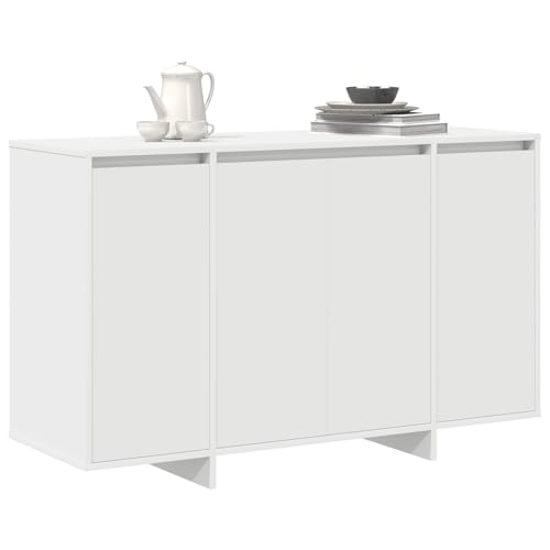 Vopese Weißes Sideboard Weiß Beschichtetes Holz 120 x 41 x 75 cm Buffetschrank Model3333896 Vopese Weißes Sideboard Weiß Beschichtetes Holz 120 x 41 x 75 cm Buffetschrank Model3333896 von Vopese