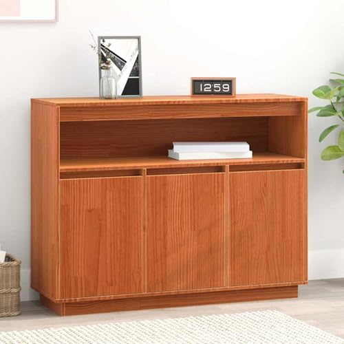 Vopese Zeitgenössisches Kiefer-Holzsideboard mit großzügigem Stauraum für Wohnzimmer - Moderner Design-Schrank Model869991 von Vopese