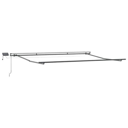 Vopese manuelle einziehbare Markise mit LED hellgrau 400x350 cm, Markisen-Ersatzstoff für 4x3,5 m Rahmen hellgrau Sonnenschirm Model3330804 Vopese manuelle einziehbare Markise mit LED hellgrau 400x350 cm, Markisen-Ersatzstoff für 4x3,5 m Rahmen hellgrau Sonnenschirm Model3330804 von Vopese