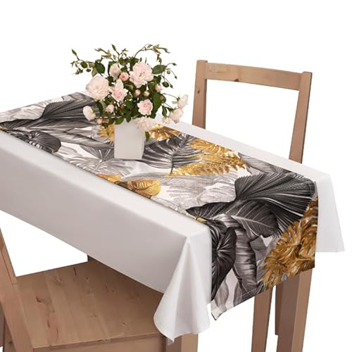 Voppi Tischdecke mit Pflanzenmuster 40x130 cm Deko Tischläufer exotisches Design für Haus Hotel Restaurant Deko von Voppi sunshine at home