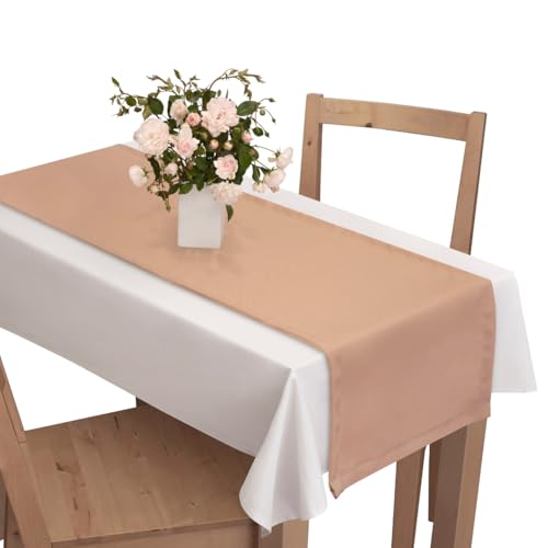 Voppi Tischläufer Karamell Tischdecke elegant 140cm 40cm breit süß Karamell Restaurant Hotel Esszimmer Voppi Tischläufer Karamell Tischdecke elegant 140cm 40cm breit süß Karamell Restaurant Hotel Esszimmer von Voppi sunshine at home