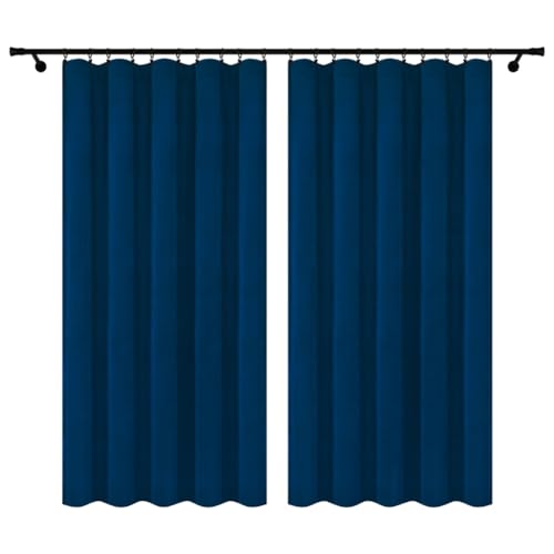 Voppi Velours Vorhänge auf Kräuselband 140x240cm dunkelblau dick einfarbig blickdicht Vorhänge für Wohnzimmer Schlafzimmer Esszimmer elegante schöne Wohnaccessoires 2er Set Voppi Velours Vorhänge auf Kräuselband 140x240cm dunkelblau dick einfarbig blickdicht Vorhänge für Wohnzimmer Schlafzimmer Esszimmer elegante schöne Wohnaccessoires 2er Set von Voppi sunshine at home