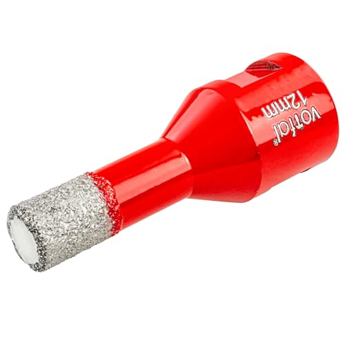 Diamantbohrer 10mm Fliesenbohrer M14 Diamantbohrkrone für Winkelschleifer Fliesen Lochsäge Diamant Bohrkrone Diamantbohrer für harte Fliesen Keramik Feinsteinzeug Flex 6-68mm (10mm) von Vorfal