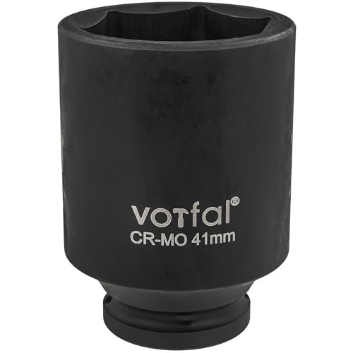 Kraft Steckschlüssel 1/2" Sechskant Kraftnuss 8-36 mm Schlagschrauber Schlagschraubernüsse Schlagnuss für Schraubenschlüssel Stecknüsse für Ratschen Steckschlüsselsätze Profi (Schlüsselweite: 41 mm) Kraft Steckschlüssel 1/2" Sechskant Kraftnuss 8-36 mm Schlagschrauber Schlagschraubernüsse Schlagnuss für Schraubenschlüssel Stecknüsse für Ratschen Steckschlüsselsätze Profi (Schlüsselweite: 41 mm) von Vorfal