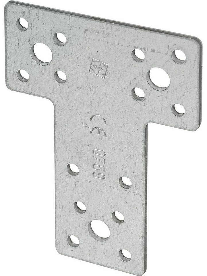 Vormann Flachverbinder Vormann T-Flachverbinder sendzimir verzinkt 160 x von Vormann