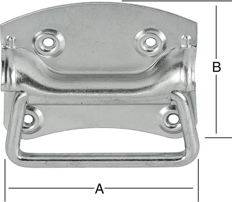 Vormann Montagezubehör Vormann schwerer Kistengriff V2A Edelstahl 100x80 mm Vormann Montagezubehör Vormann schwerer Kistengriff V2A Edelstahl 100x80 mm von Vormann