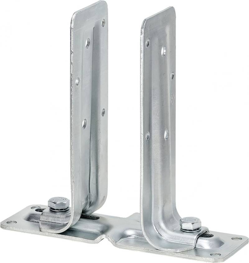 Vormann Verstellbare Stützenschuhe verzinkt 270/65 x 70-140 x 205 mm Vormann Verstellbare Stützenschuhe verzinkt 270/65 x 70-140 x 205 mm von VORMANN