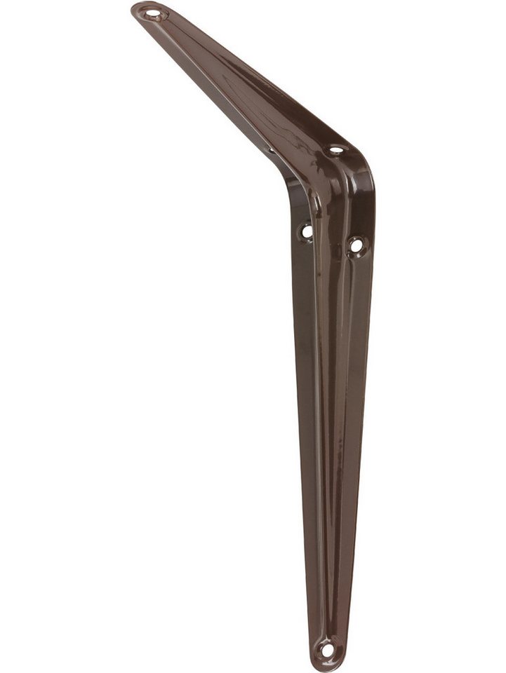 Vormann Wandregalhalter Vormann Stahlblechkonsolen braun 30 x 35 cm von Vormann