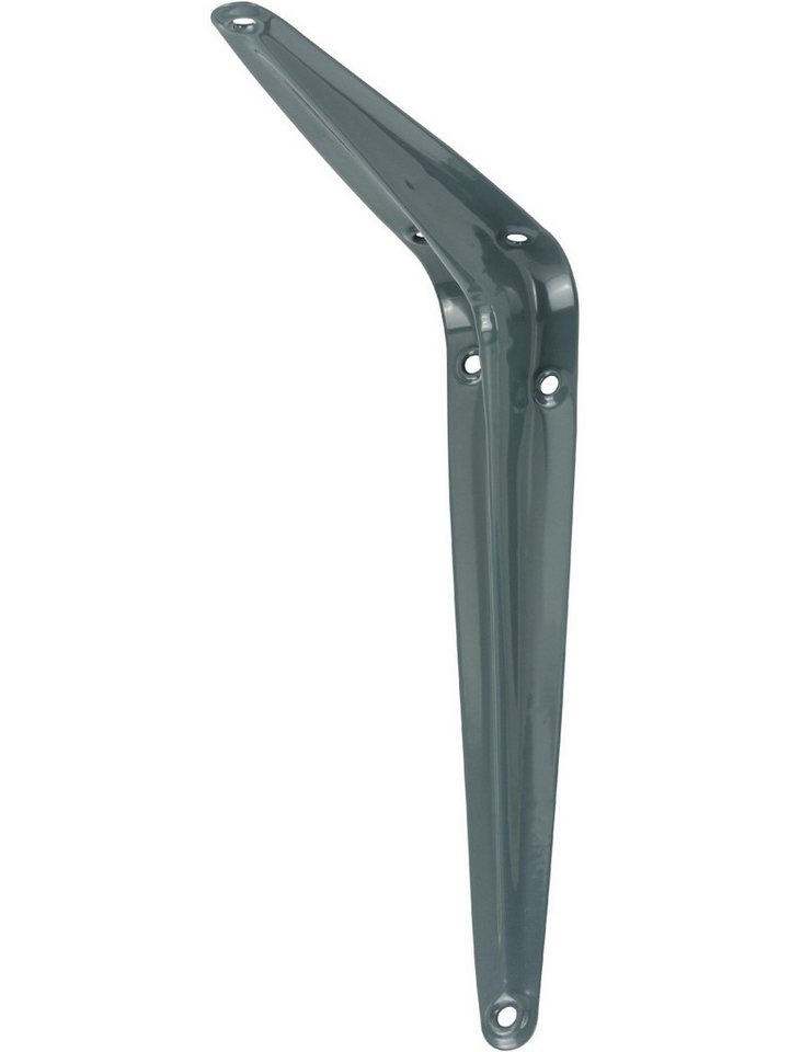 Vormann Wandregalhalter Vormann Stahlblechkonsolen grau 25 x 30 cm von Vormann