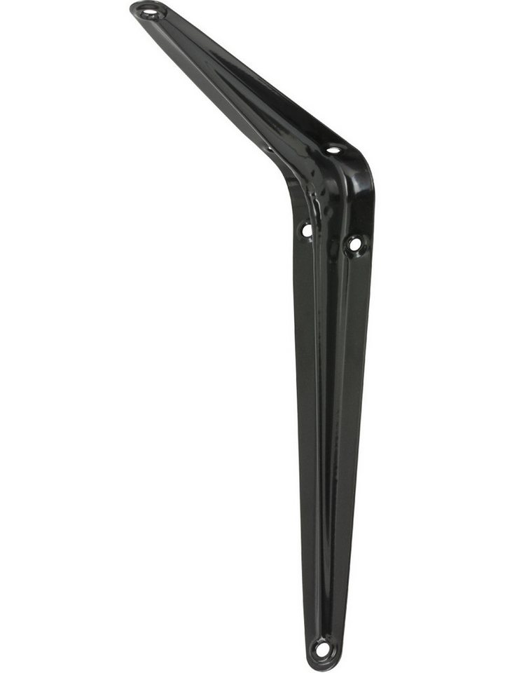 Vormann Wandregalhalter Vormann Stahlblechkonsolen schwarz 30 x 35 cm von Vormann