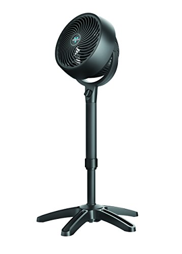 Vornado 683 Standventilator - Standlüfter Höhenverstellbar 42W mit 3 Stufen - Flüsterleise - Schwarz - 23m Reichweite von Vornado