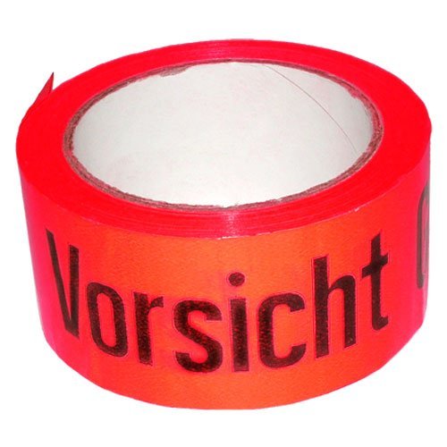 2 Rollen Warnband Vorsicht Glas Packband Klebeband 2 Rollen Warnband Vorsicht Glas Packband Klebeband von Vorsicht Glas