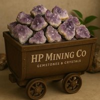 Amethyst-Kristallquarz-Cluster - Dunkellila-Cluster Großhandel Schüttgut Lila Amethyst-Cluster Heilende Kristalle Und Steine | 5 Pfund von Vortex7Chakras