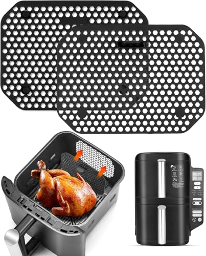 Ninja Heißluftfritteuse Zubehör [6 Stück] - Ölfreie Set ist speziell auf Silikonform Heißluftfritteuse abgestimmt, Spülmaschinengeeignet - Ninja Airfryer Zubehör für AF300EU/AF400EU/AF500EU/SL400EU von Vortix